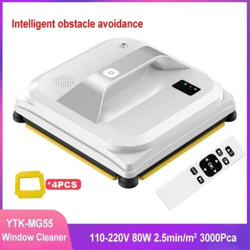 Home Smart Window Cleaner Robot 3000Pca Suction Intelligent Recognition Of Borderless Glass Anti-drop Window Cleaner