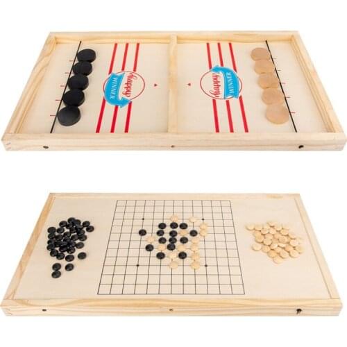 Double Side Children Modern Ludo Intelligence Multi Functional Flying Chess Kid Educational Table Party Game Interactive Toy