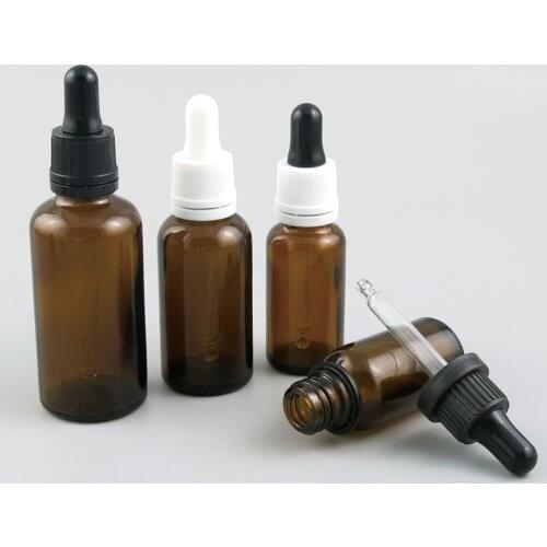 360pcsWholesale Essential Oil Dropper Bottle e Liquid Reagent Pipette Refillable Vial 5ml 10ml 15ml 20ml 30ml 50ml 100ml