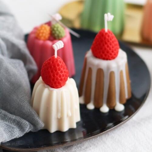 6-hole Pudding Mold Creative Baking Cake Dessert Diy Aroma Candle Silicone Mold Soap Making Chocolate Mold Cake Decorations