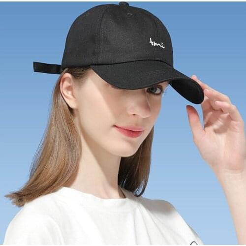 Fashion Summer Women Men Outdoor Sports Brimmed Sun Hat Riding Camping Fitness Cotton Adjustable Baseball Cap Sunscreen Hat