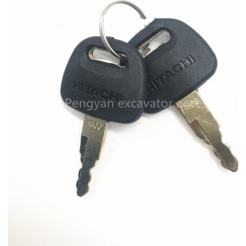 1 PCS H800 Excavator Ignition Key For Hitachi Grab BU0028 Zax IS ex60 / 70 / 120 / 200 / 210 Door Lock Open the door Components