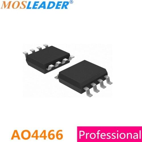 Mosleader AO4466 SOP8 100PCS 1000PCS N-Channel 30V 9.4A Mosfet 4466 SOIC8 Made in China High quality