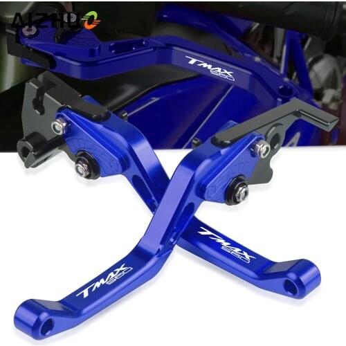 Motorcycle Accessories FOR YAMAHA TMAX560 ABS 2020 2021 T-max CNC Adjustable Brake Clutch Levers Short Handbrake TMAX 560 LOGO