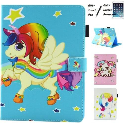 Cartoon h Folding Flip PU Leather Cover Case for Samsung Galaxy Tab A 10.1 T585 T580 T580N Cases