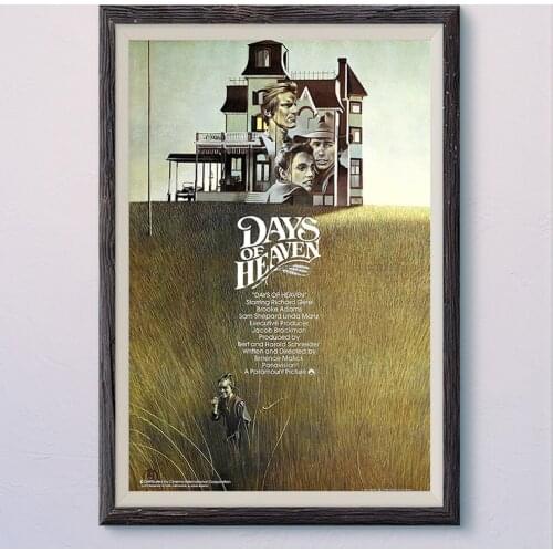 N056 DAYS OF HEAVEN Vintage Classic Movie Wall Silk Cloth HD Poster Art Home Decoration Gift