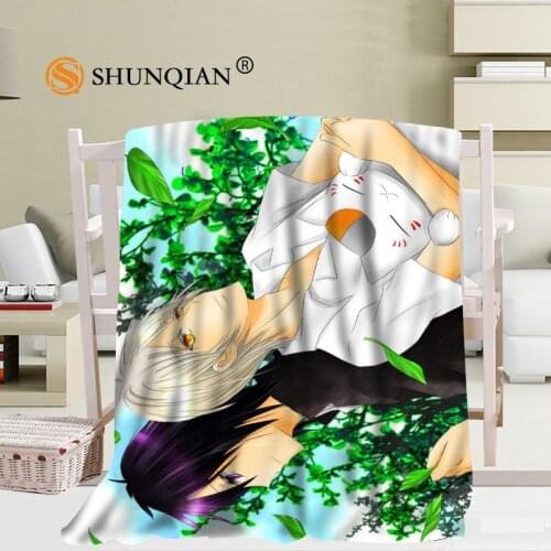 Custom Natsume Yuujinchou Blanket Soft DIY Your Picture Decoration Bedroom Size 56x80Inch,50X60Inch,40X50Inch A7.10