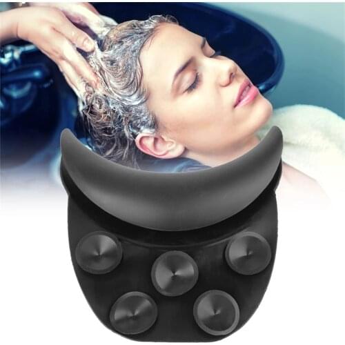 Hair Wash Neck Rest Pillow Spa Hair Beauty Washing Sink Cushion Shampoo Bowl Hairdressing Barber Accessories Wash Sink Silicone