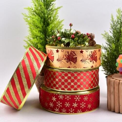 Festive Decorations Bow Knot Shaped Ribbons Wedding Dress Up Ribbons Christmas Tree