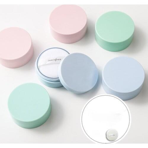 10/30pcs Empty Loose Powder Container Loose Powder Box Case Holder with Powder Puff