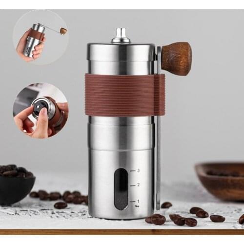 Silicone Hand Manual Coffee Grinder Mill for Espresso French Press Turkish Brew Manual Coffee Grinders Coffeeware