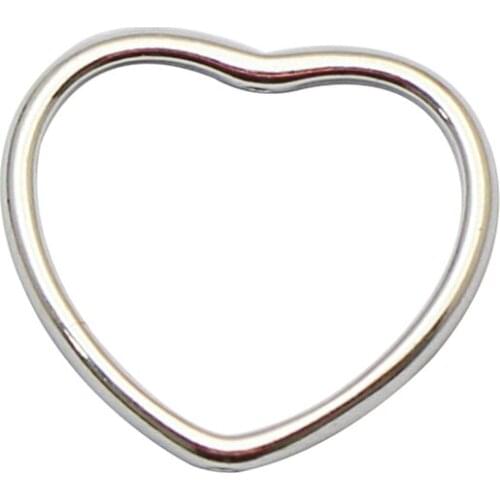 Beadsnice 925 Sterling Silver Connector Accessories For Jewelry Necklace DIY Handmade Making Love Heart And Square ID37143smt4