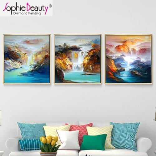 Sophie Beauty Cross Stitch Embroidery New Style Diy Diamond Painting Waterproof Mosaic Kit Craft Art For Kids Home Decor C243