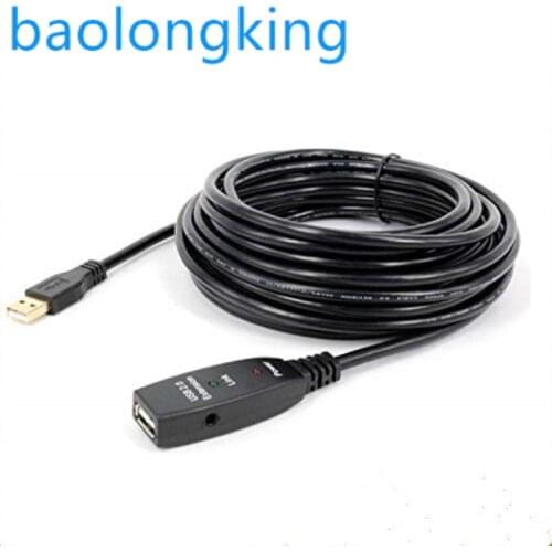 USB Extension Cable 5M,10M,15M,20M, USB2.0 Active Repeater A Male to A Female Long Cables With Signal Booster