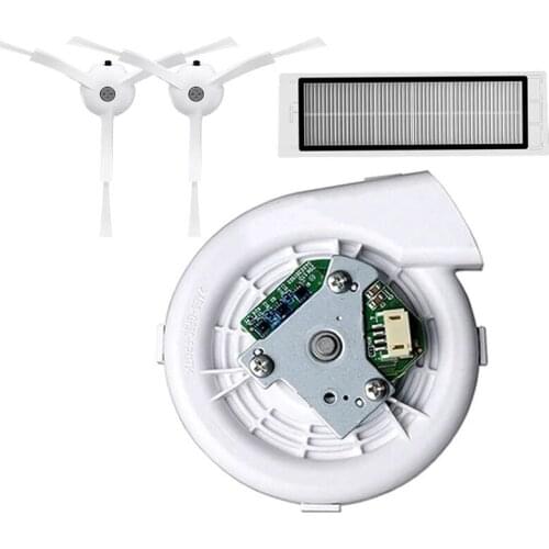 AD-4Pcs/Lot New Fan Filter Side Brush for Xiaomi Roborock S50 S51 Robot Vacuum Cleaner Spare Parts