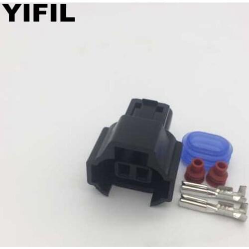 10/20/50/100pcs/lot 2 Pin/Way Auto Injector Plug Ignition Coil Female Connector Socket Housing 4AGE RB26 3SGE For Toyota Mazda