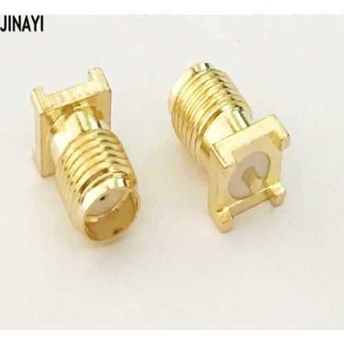 10pcs SMA Female PCB SMD Socket Patch seat Antenna signal RF Coaxial Cable Connector Adapter