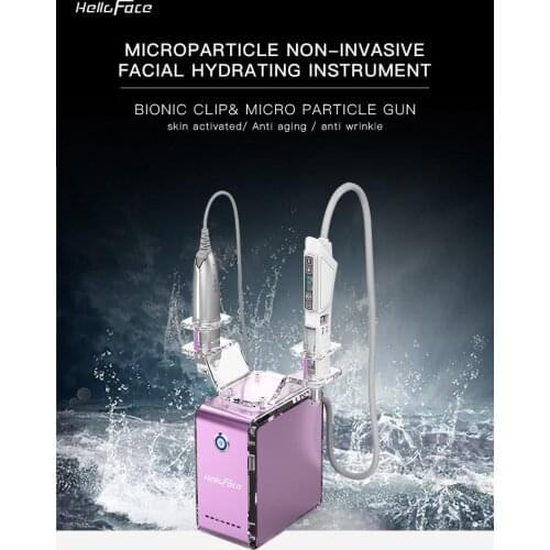 2 in1 New beauty filling water machines skin tighten eye bag removal eye care device microcurrent face beauty skin care machine