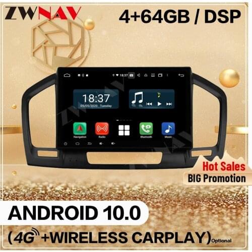 4+128G Carplay 2 Din For OPEL Insigina 2008 2009 2010 2011 2012 Android 10 Multimedia Player Audio Radio GPS Navi Head Unit Auto