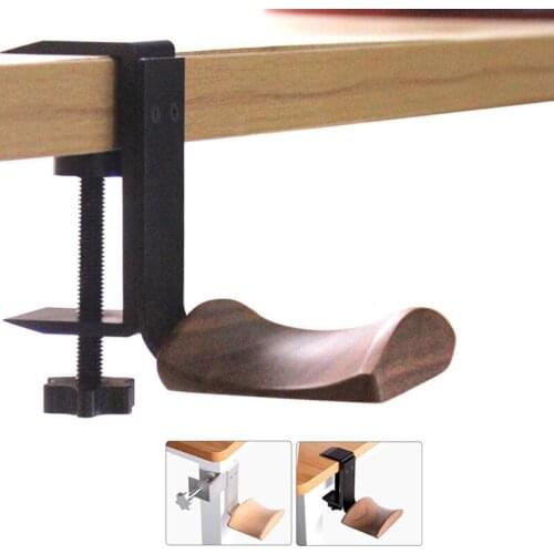 448F Classic Solid Wood Headphone Headset Stand Earphone Holder Hanger Headset Display for All Headphone Size