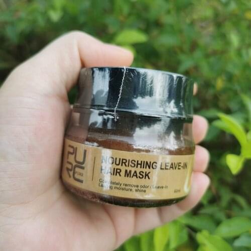 PURC Remove Odor Leave-in Hair Mask Deep Repair Damaged Frizz Without Washing Moisturizing Soft Hair Conditioner Scalp Treatment