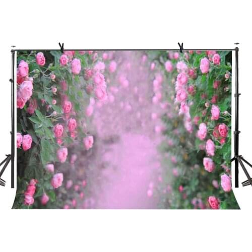 7x5ft Blurred Backdrop Green Leaf Safflower Blur Blurred Photography Background and Studio Photography Backdrop Props