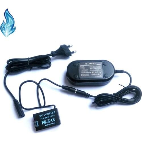 DMW AC8 + DCC6 / BMB9 Power adaper for Panasonic MC-FZ40K FZ45K FZ47K FZ48K FZ60 FZ62 FZ70 FZ72 FZ80 FZ82 FZ100K FZ150K Cameras