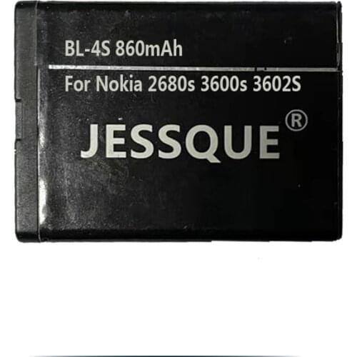 860mAh BL-4S BL4S Battery For Nokia 1006 2680s 3600s 3602S 6202C 6208c 7020 7100s 7610 X3-02 3710f Cell Phone Batterie