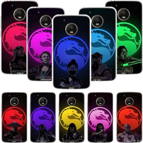 Scorpion Zero Sub Mortal Kombat Phone Case For Motorola Moto G9 G8 G7 G6 G5 E6 E5 E4 Plus Play Power One Action Macro Coque Cove