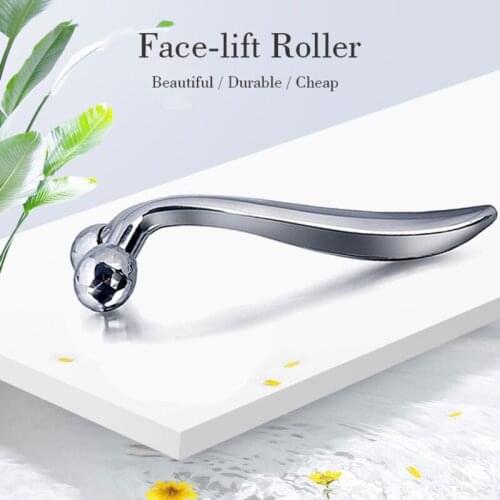 Thinning Firming Professional 3D Eye Beauty Body Shape Face Silver 360 Rotate Remover Rolller Massager Relaxation Tool