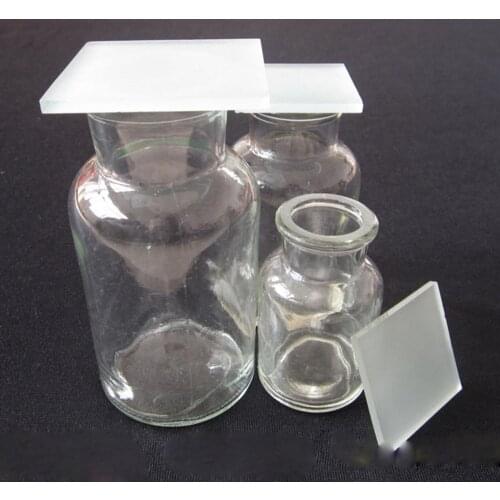 60ml 125ml 250ml 500ml Lab Glass Gas Collecting Bottle with Frosted Glass Cap Chem