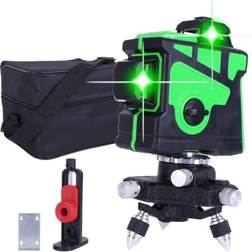 12 Lines 3D laser level 360 Super Powerful Green Laser Level instrument construction tools optical level for interior renovation