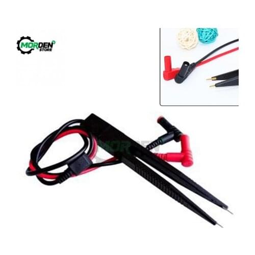 Multimeter Test Leads Digital Multimeter SMD Inductor Test Clip Meter Lead Probe Tweezers for Resistor Multimeter Capacitor