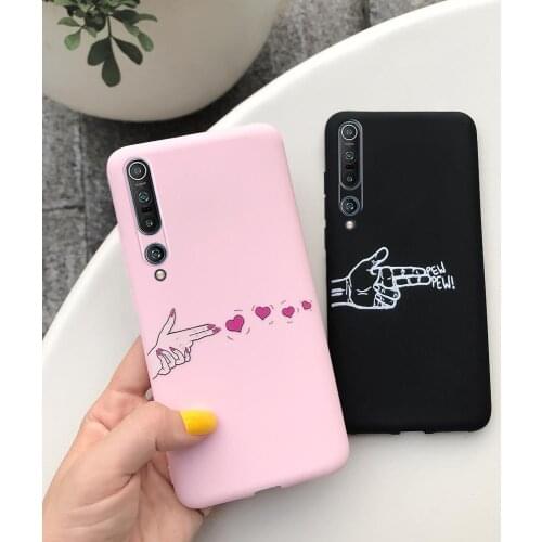 Stylish Cartoon Case For Xiaomi Mi 10 Pro Back Cover Phone Soft TPU Coque Case For Xiaomi Mi 10 Mi10 Pro Cute Slim Fundas Bumper