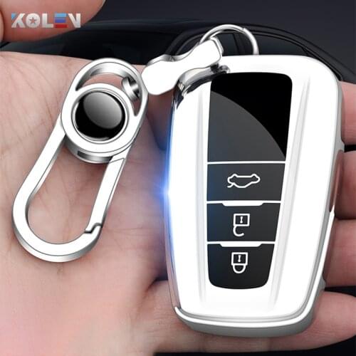 Soft TPU Car Remote Key Case Cover Protect Shell For Toyota Camry RAV4 Prius Avalon C-HR Corolla Prado Land Cruiser Accessories