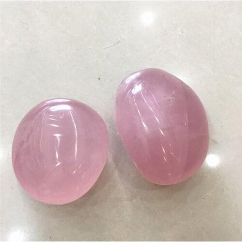 Natural rose crystal palm quartz gemstones healing stones minerals for Diy Craft Jewelry Making