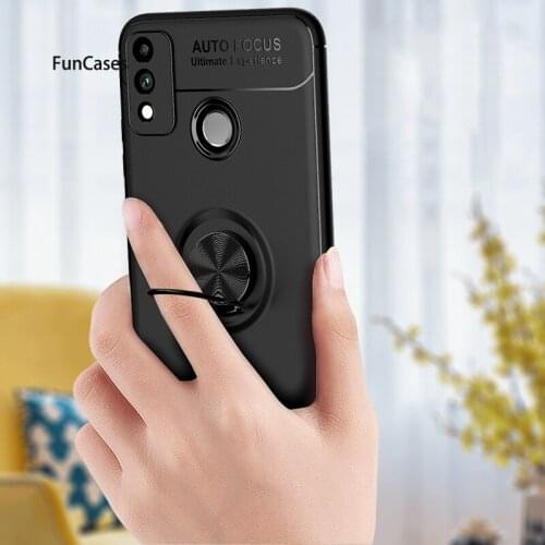 Invisible Ring Buckle Mobile Phone Covers For Huawei Honor 9X Pro Cat Case Soft TPU Cove Huawei Honor 9X 9C Lite 8A 8S 9A 9S