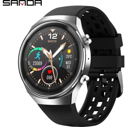 New Bluetooth Call Smart Watch 1.3 Full Round Watch Heart Rate ECG Monitor Sport Fitness Waterproof Smartwatch Men IOS Android