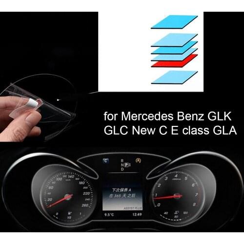 New arrival Car dashboard sticker Instrument protective screen film accessories for M-ercedes B-enz GLK GLC New C E class GLA