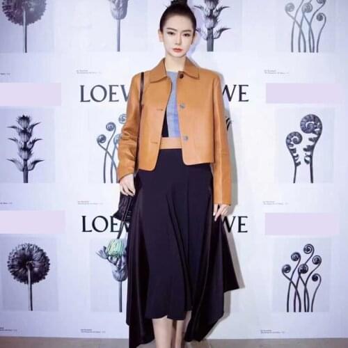 Real Arrival New Sheepskin Coats Women Clothes Spring Casual Style Thin And Light High Quality Genuine Leather Jacket