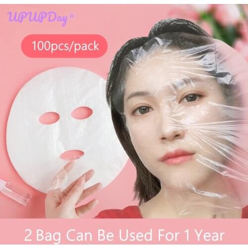 Disposable Plastic Film For Face Fresh keeping Film Mask Ultra Thin Skin Care Paper Beauty Salon Promote Products Absorption