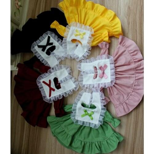 Kawaii Doll Dress BJD Doll Dress for 1/3 1/4 1/6 BJD SD DD Reborn doll 1/6 Blyth Doll Dress Doll Accessories barbie clothes