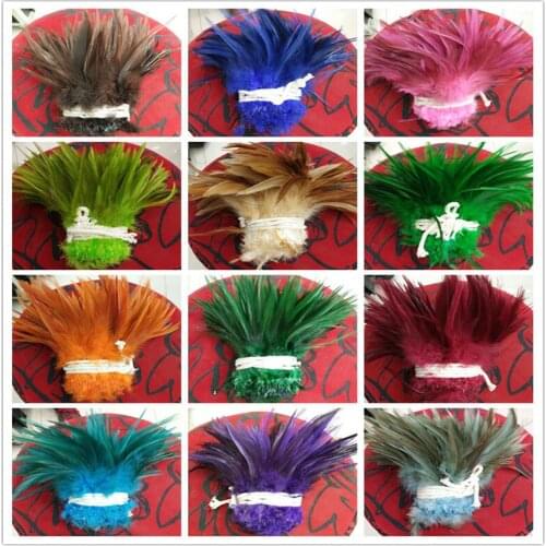 Hot sales! 500pcs/lot high quality 4-6 "/ 10-15cm pheasant feather Natural color and Dyed feathers DIY jewelry accessories