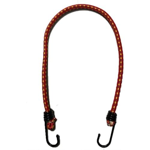 Grade Bungee Cord with Hooks - Heavy Duty Straps for Bikes, Tie Downs, Camping & Cars (21.6", Red, 1Pack)