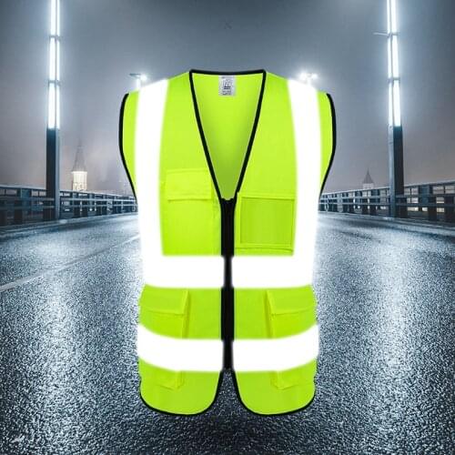 Motorcycle Reflective Jacket Vest Safety High Visibility Chaleco Reflectante Moto Riding Chaleco Motorsiklet Yelek Plus Size