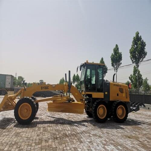 SYNBON SY130C High Efficiency Small Motor Mini Grader Road Construction Machine