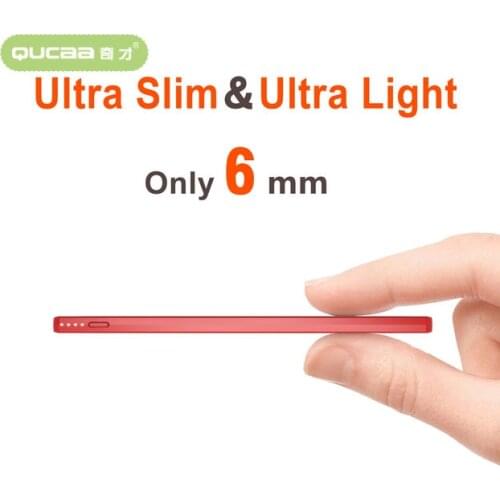 5000mAh Ultra Thin Mini Power Bank for Android iPhone SmartWatch 6mm Aluminium Case External Battery powerbank Fast Charger
