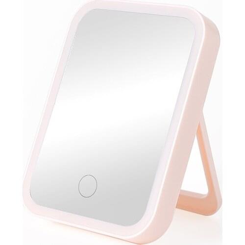 Makeup Mirror Charging Filling Light Table Folding Portable Mirror LED Makeup Mirror with Light