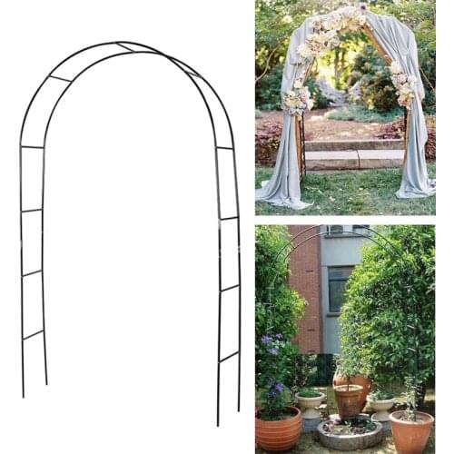 Iron Wedding Arch Decorative Garden Backdrop Pergola Stand Flower Frame for Marriage birthday wedding Party Decoration DIY Arch