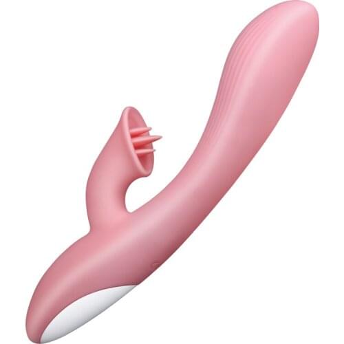 10 Modes G Spot Vibrator Tongue Licking rabbit Vibrator Blowjob Nipple Sex Toys for Women Sex Oral Clitoris Stimulator